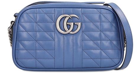 gucci marmont camera bag blue